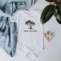 Surfer Baby Body "Crawl. Walk. Surf." als Geschenk zur Geburt