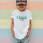 Personalisiertes Schulkind T-Shirt für die Einschulung 2026