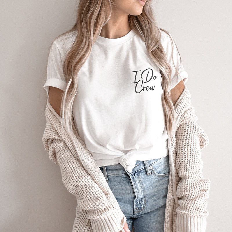 T-Shirt "I Do Crew" für den JGA der Braut