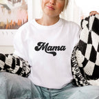 T-Shirt "Mama" (weiß), #Retro
