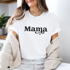 T-Shirt "Mama" (weiß), #Geschenk Muttertag