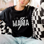 T-Shirt "MAMA" (schwarz) im Retro Style, #Geschenk Muttertag