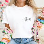 "Braut" T-Shirt für den Hochzeitsmorgen
