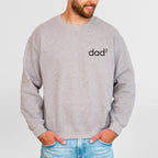 Sweatshirt "dad (of) 2 " für den Papa von 2 Kindern)