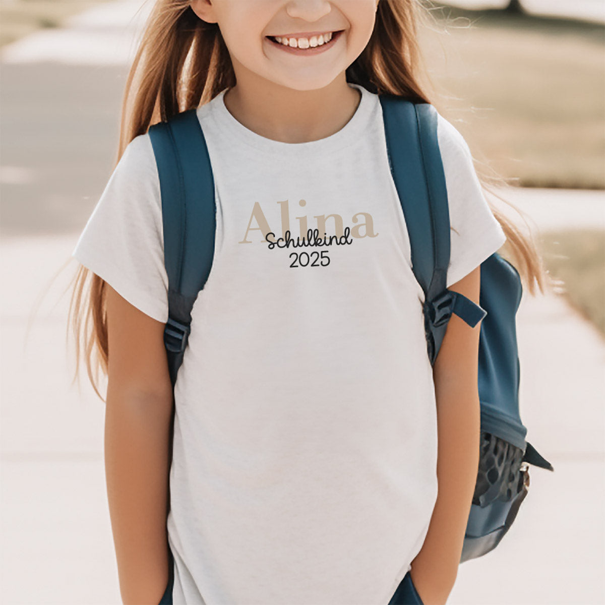 Personalisiertes Schulkind T-Shirt für die Einschulung
