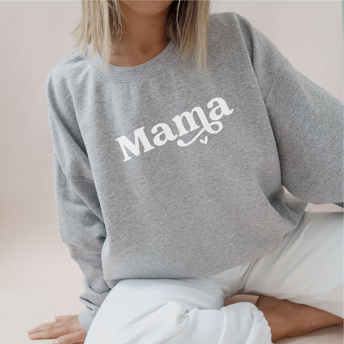 Pullover "Mama" (grau), #Geschenk Mama