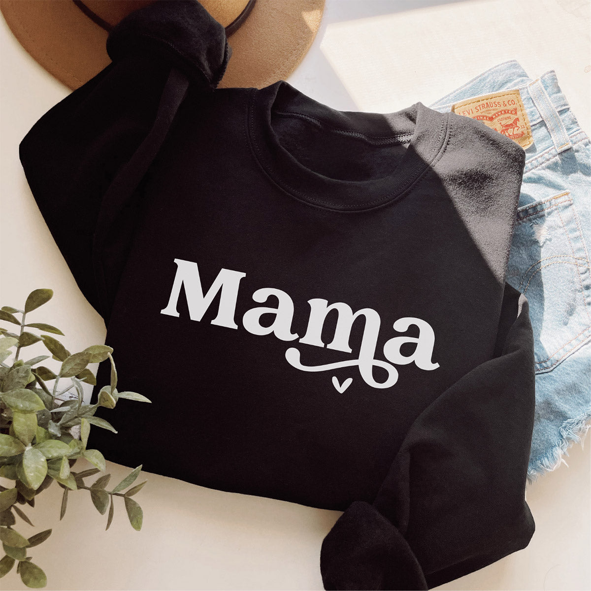 Pullover "Mama" (schwarz), #Geschenk Mama