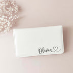 Geschenk für die Braut: Schmucketui (personalisiert) in Creme