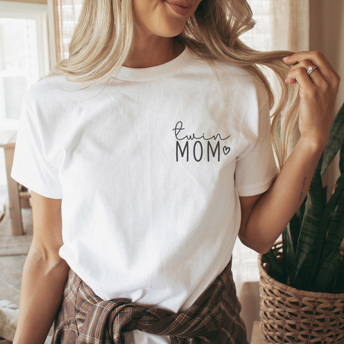 Geschenk zur Geburt von Zwillingen: Mama-Shirt 
