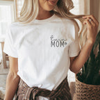 Geschenk zur Geburt von Zwillingen: Mama-Shirt "Twin Mom" (weiß)
