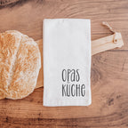 Geschenk für den Opa: Geschirrhandtuch „Opas Küche“