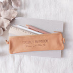 Federmäppchen mit Gravur: Teaching is my Passion + Name Lehrer