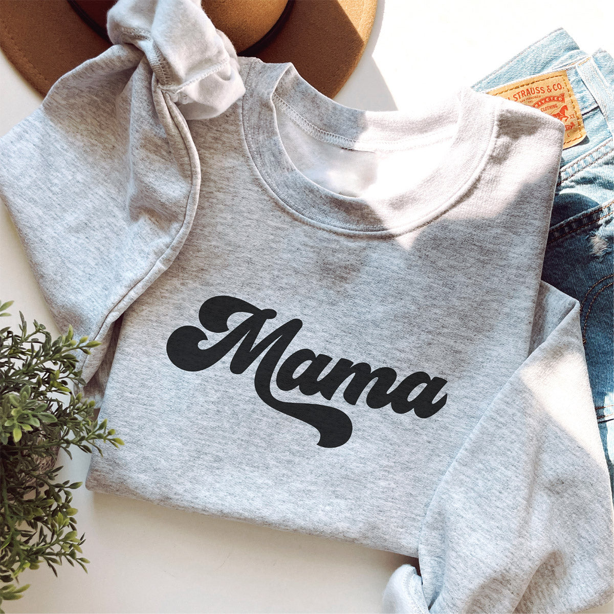 Sweater "Mama" (grau), #Geschenk Mama