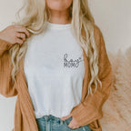 Mama T-Shirt "Boy Mom" als Geschenk zum Muttertag