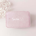 Geschenk für die Trauzeugin: Schmuckbox (personalisiert) in Rosa