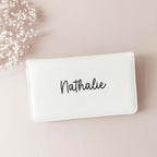 Geschenk für die Trauzeugin: Schmucketui (personalisiert) in Creme