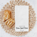 Geschirrtuch "Home Sweet Home" (mit Vornamen & Jahresangabe), #Geschenk Einzug
