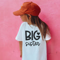Geschwister-Shirt "Big Sister" für die große Schwester (Geschenk zur Geburt des Geschwisterchens)