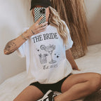 Braut-Shirt "THE BRIDE" für den JGA der Braut