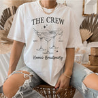 JGA T-Shirt "The Crew" (+ Personalisierung) für den JGA der Braut