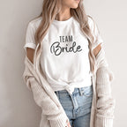 JGA T-Shirt "Team Bride" für den JGA der Braut