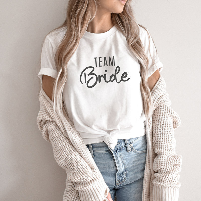 JGA T-Shirt "Team Bride" für den JGA der Braut