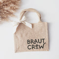 Jutetasche "Braut Crew" für den JGA