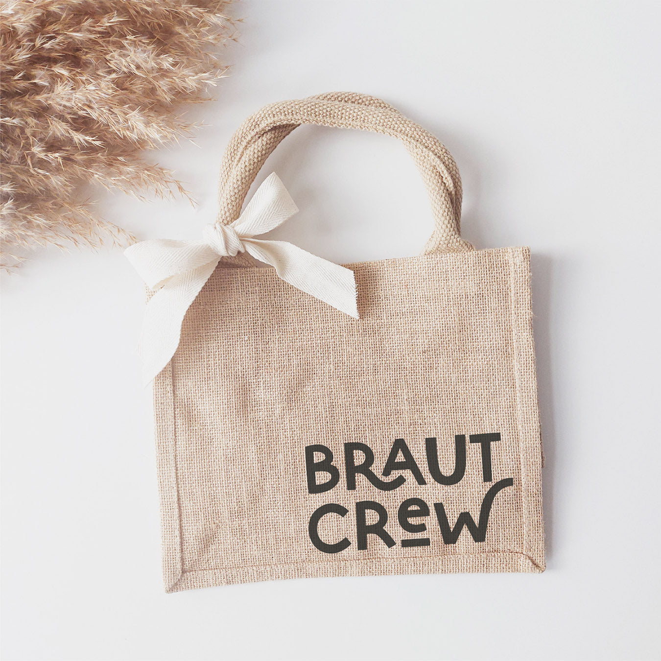 Jutetasche "Braut Crew" für den JGA