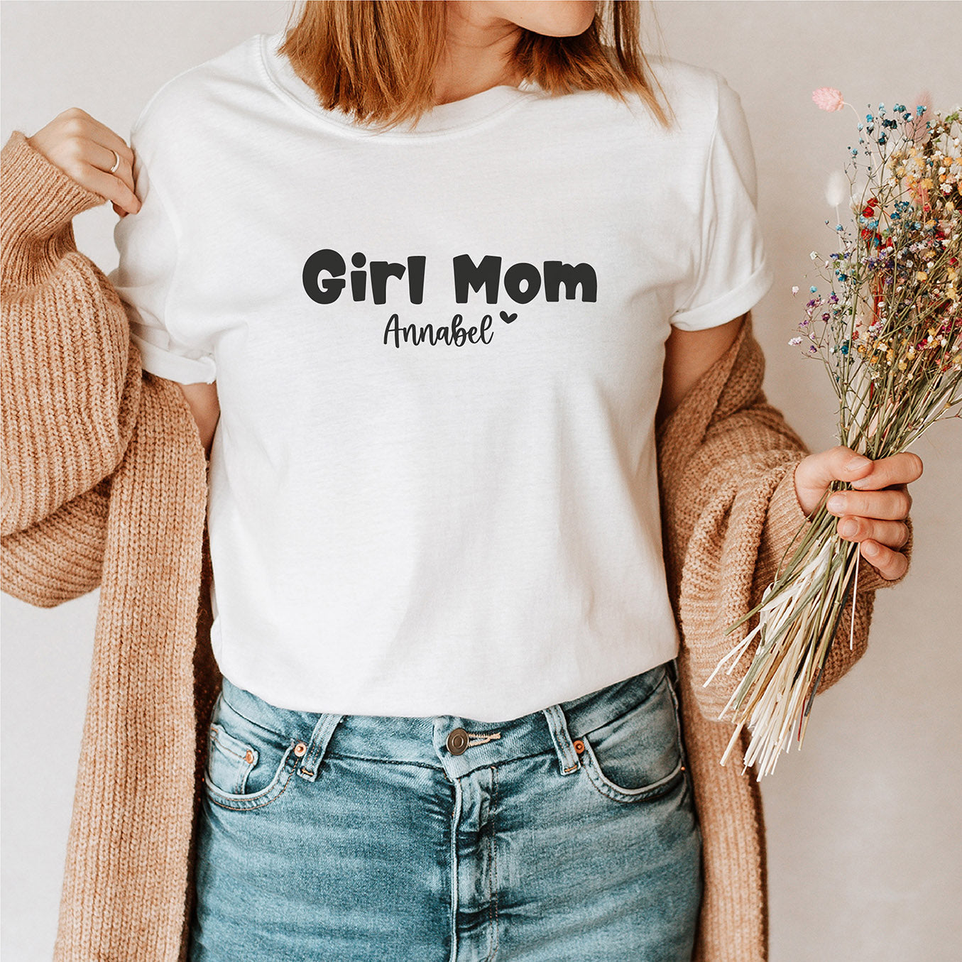 Geschenk für die Mama von Mädchen: T-Shirt mit 